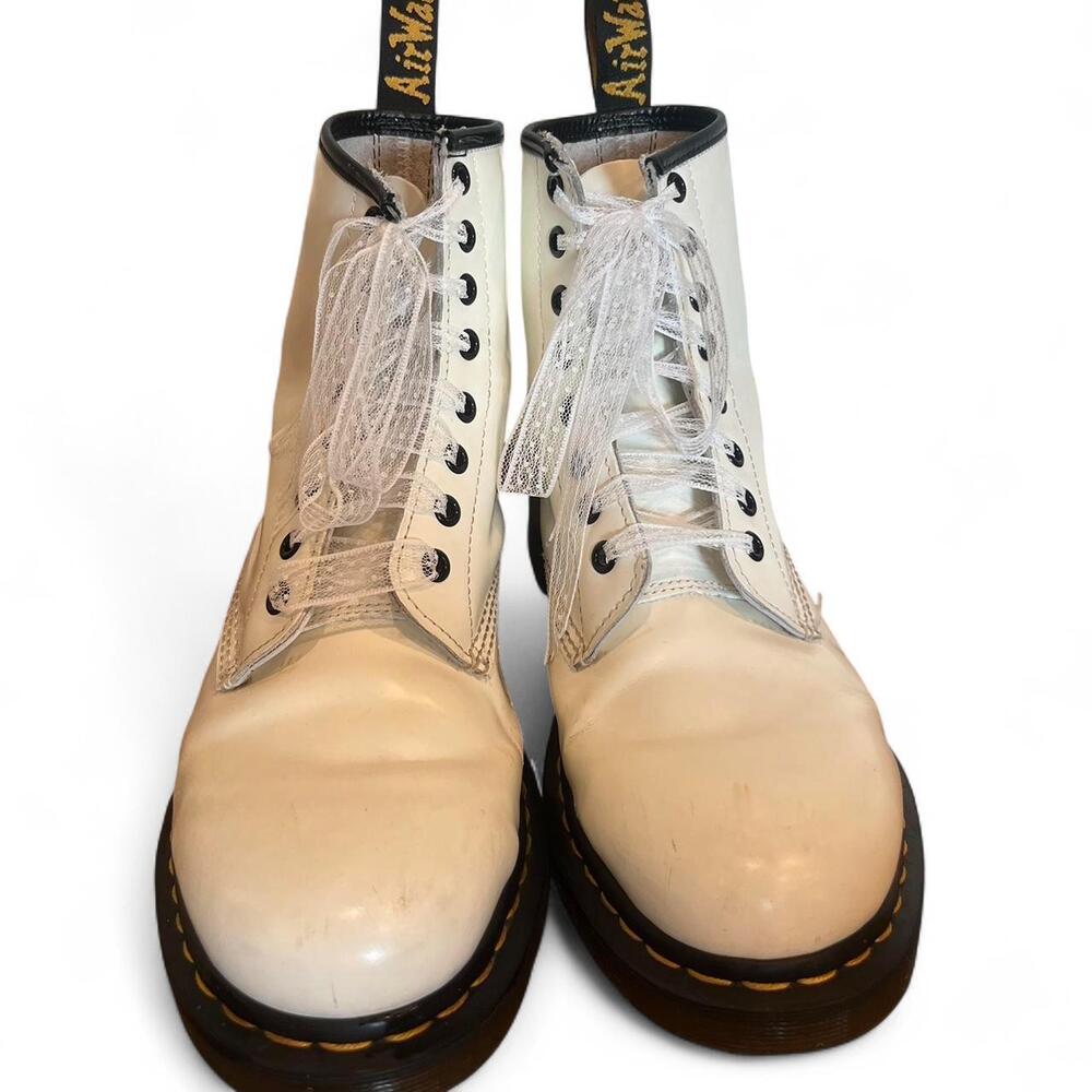 White Doc Martens Size 10